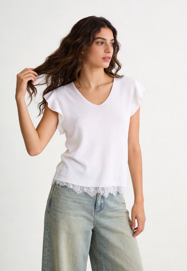 BLUSA ARMONIAS ENCAJE