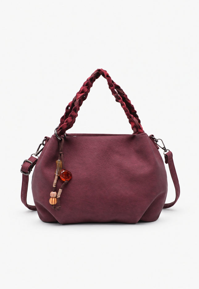 BOLSO DONNA ALESSIA ASA TRENZADA