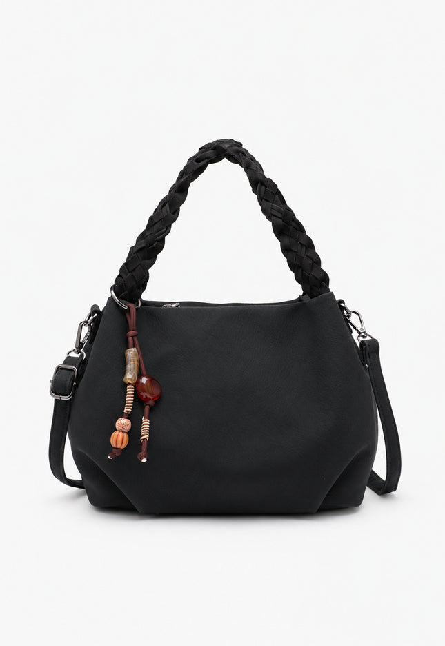 BOLSO DONNA ALESSIA ASA TRENZADA