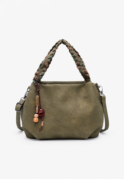 BOLSO DONNA ALESSIA ASA TRENZADA