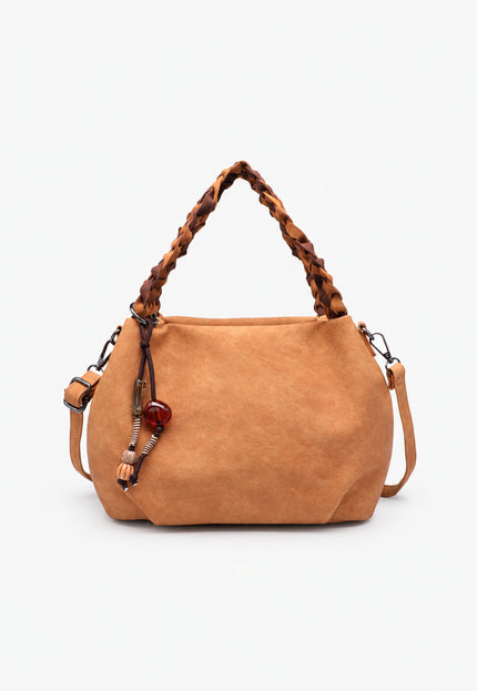 BOLSO DONNA ALESSIA ASA TRENZADA