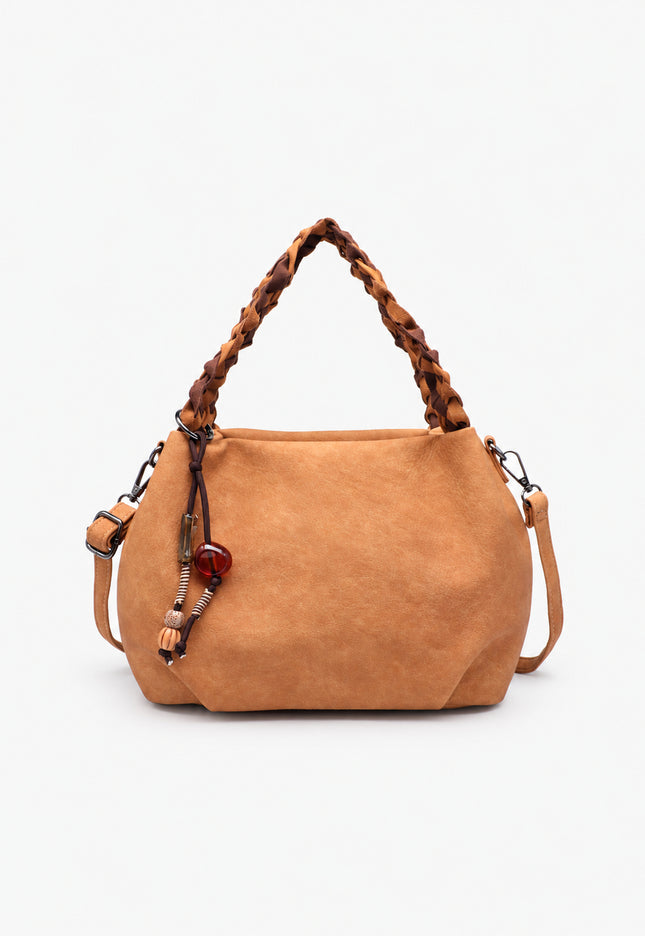 BOLSO DONNA ALESSIA ASA TRENZADA