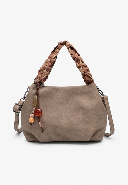 BOLSO DONNA ALESSIA ASA TRENZADA