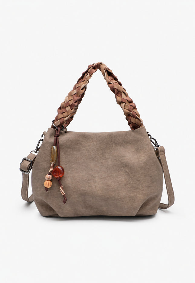 BOLSO DONNA ALESSIA ASA TRENZADA