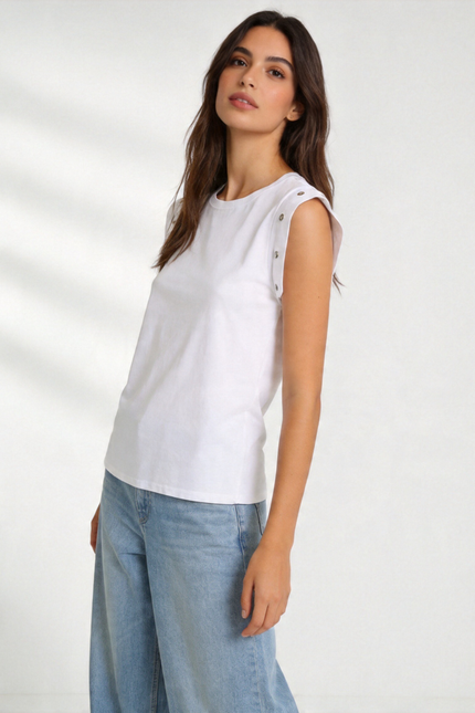 CAMISETA ARMONIAS TEEN TACHUELAS