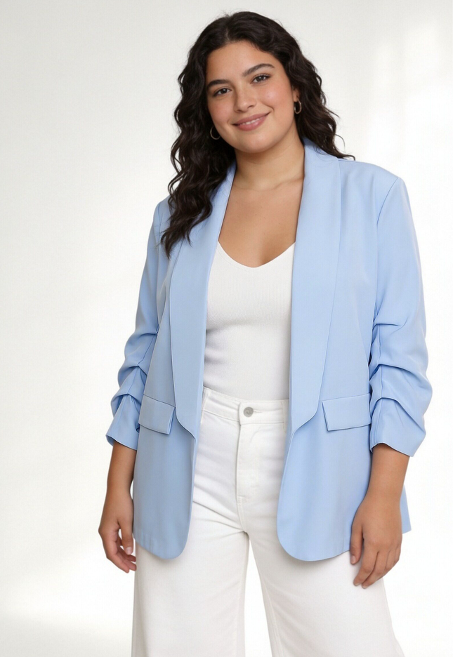 CHAQUETA ARMONIAS CURVE FRUNCE