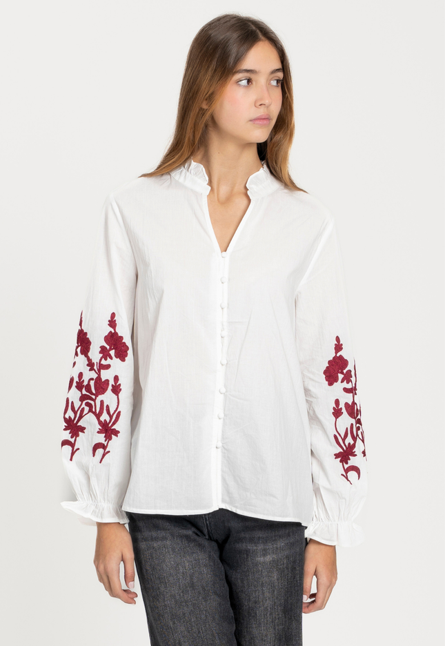 CAMISA ARMONIAS BORDADOS