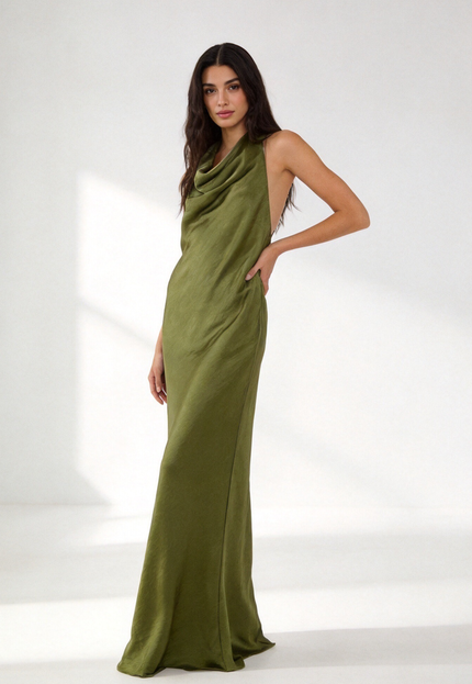 VESTIDO ARMONIAS SATINADO