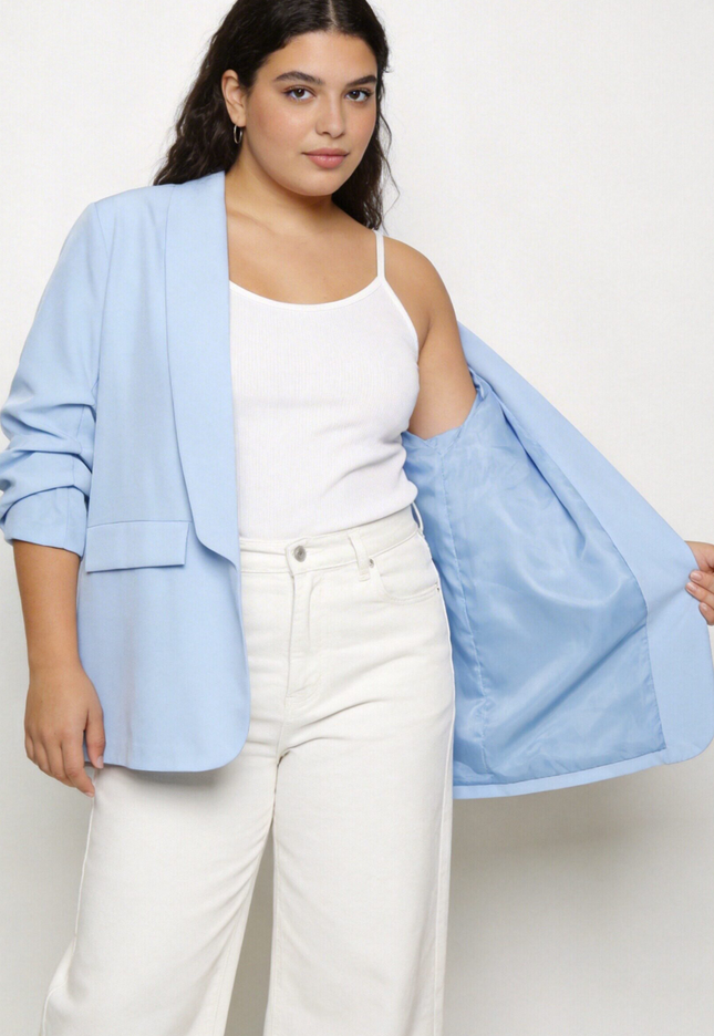 CHAQUETA ARMONIAS CURVE FRUNCE