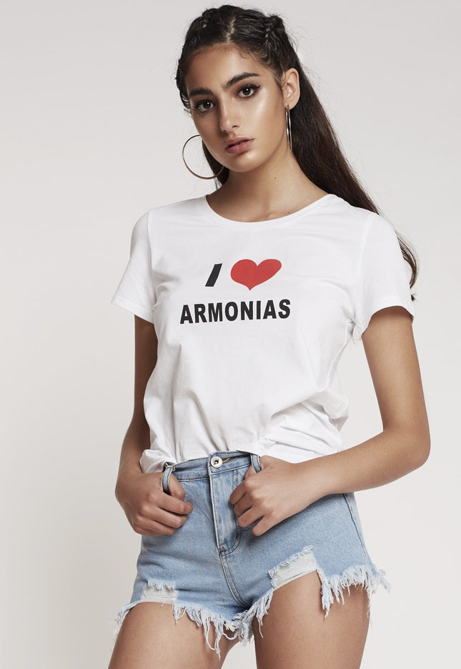 CAMISETA I LOVE ARMONIAS