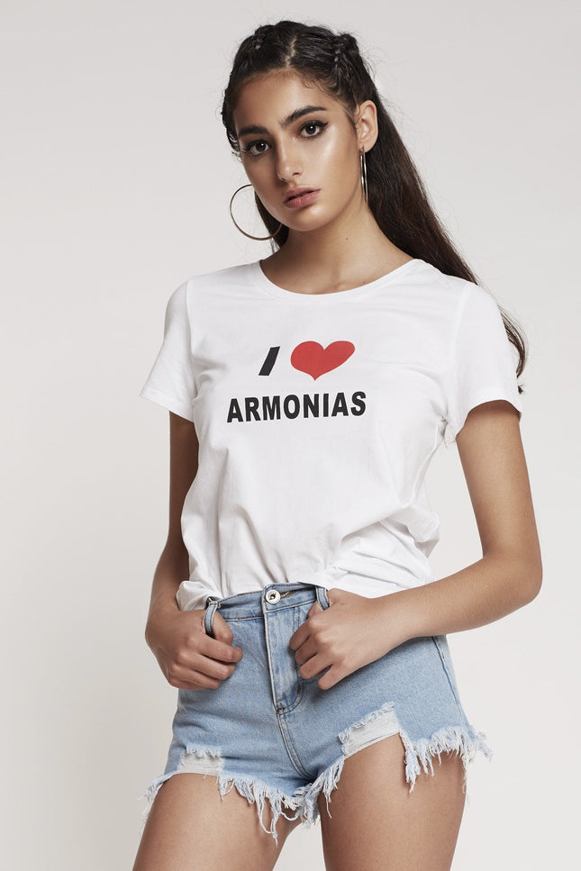 CAMISETA I LOVE ARMONIAS