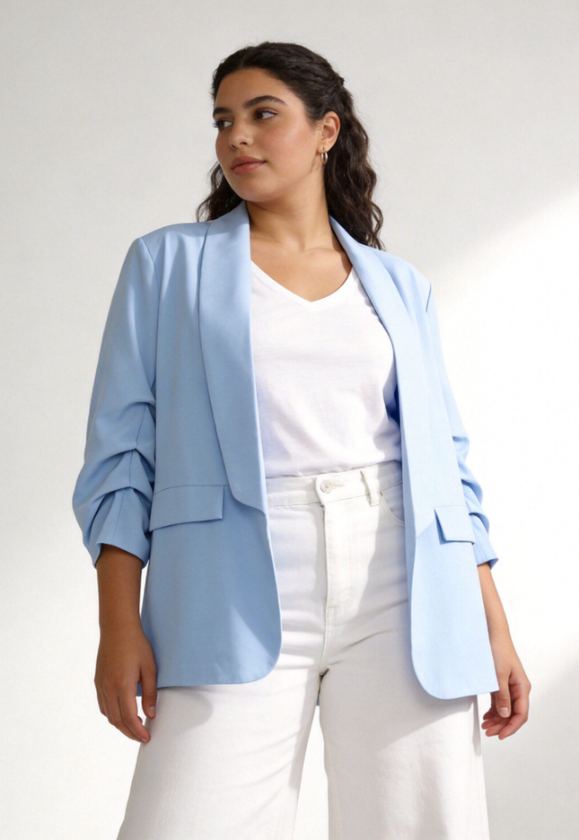 CHAQUETA ARMONIAS CURVE FRUNCE