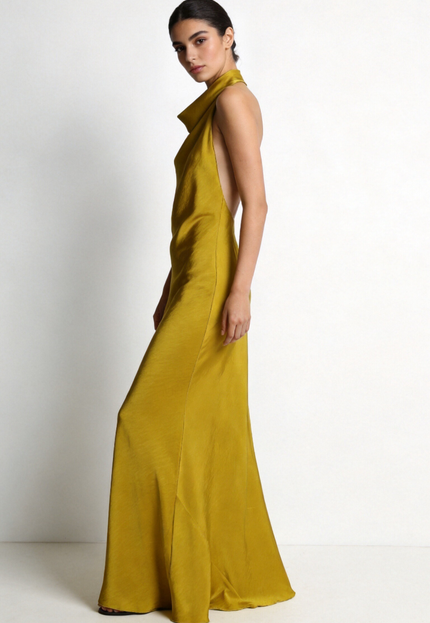 VESTIDO ARMONIAS SATINADO