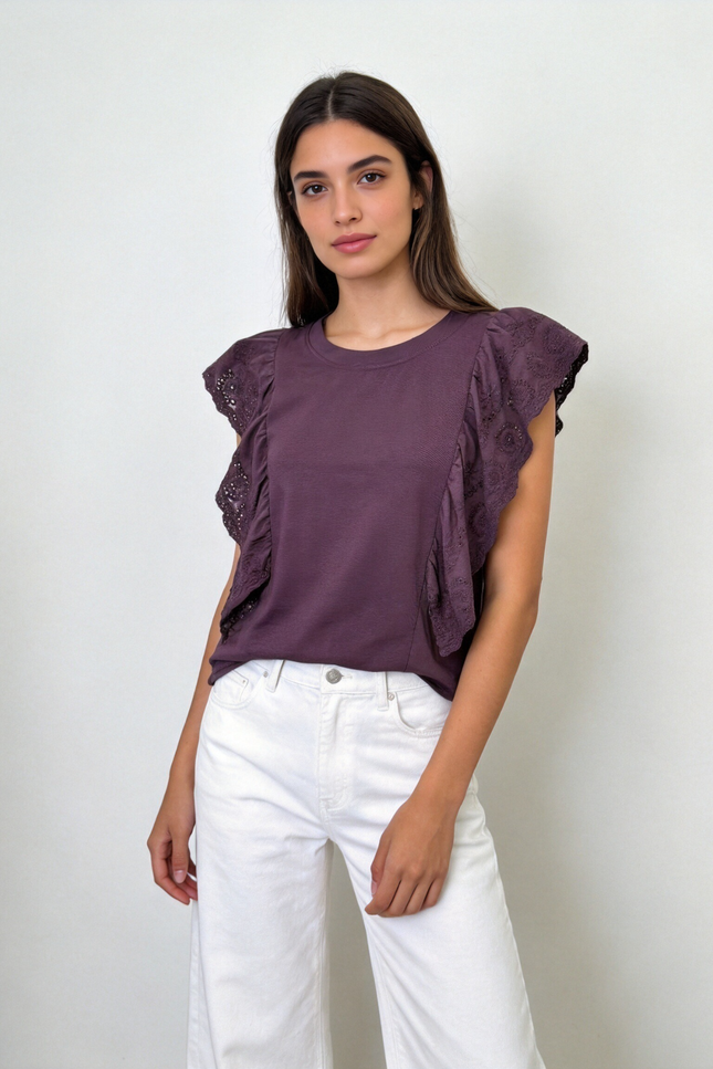 BLUSA ARMONIAS TEEN BORDADOS
