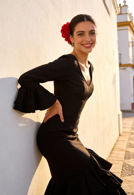 TRAJE DE FLAMENCA LOLITA LISO