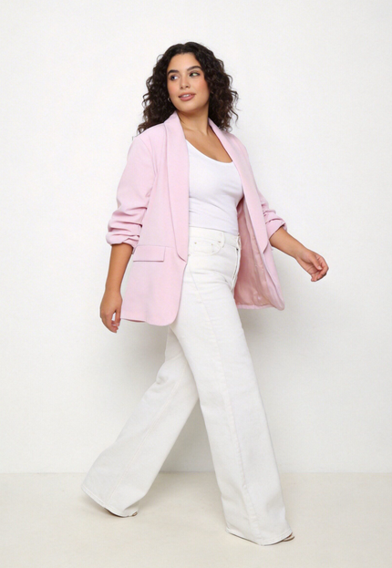 CHAQUETA ARMONIAS CURVE FRUNCE
