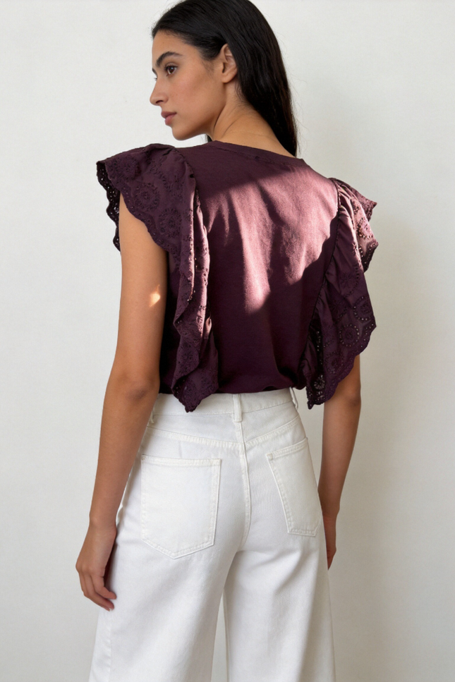 BLUSA ARMONIAS TEEN BORDADOS