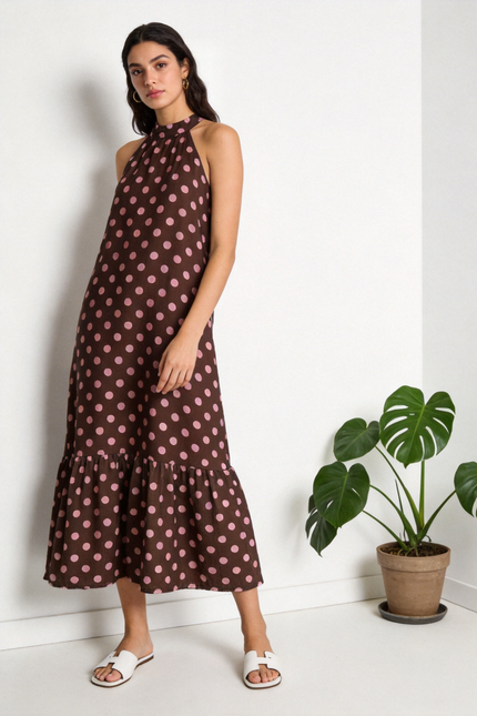 VESTIDO ARMONIAS TEEN LUNARES