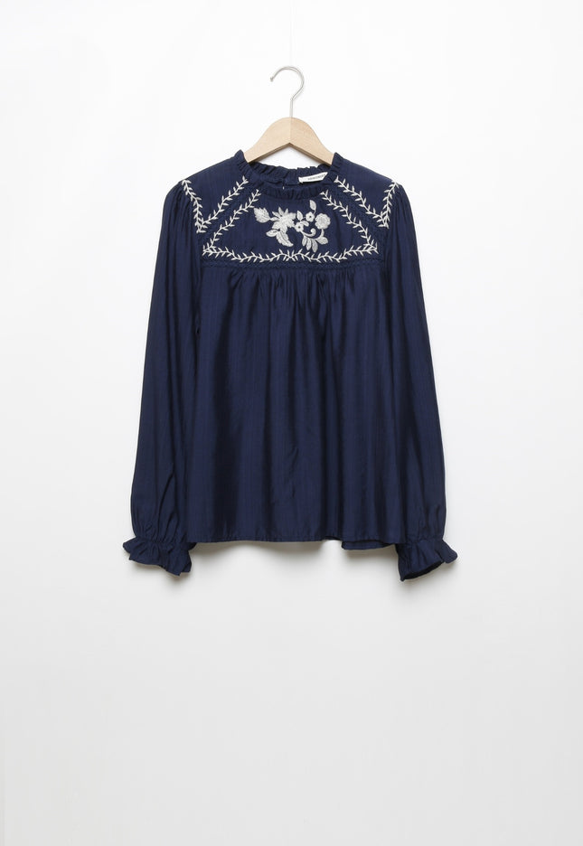 BLUSA ARMONIAS BURDEOS