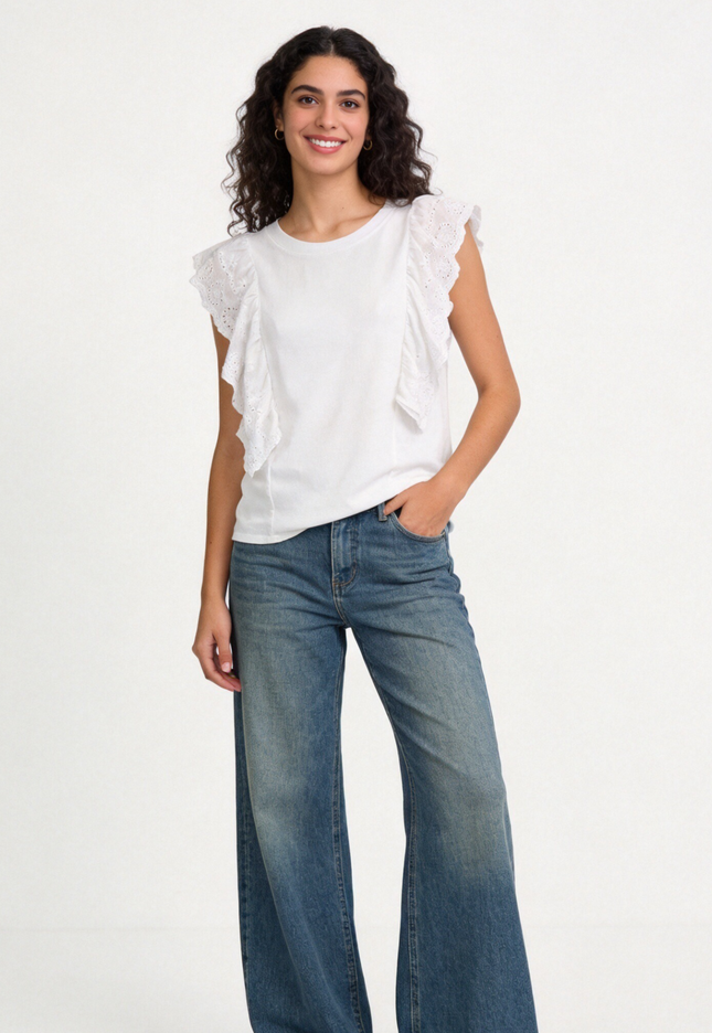 BLUSA ARMONIAS TEEN BORDADOS