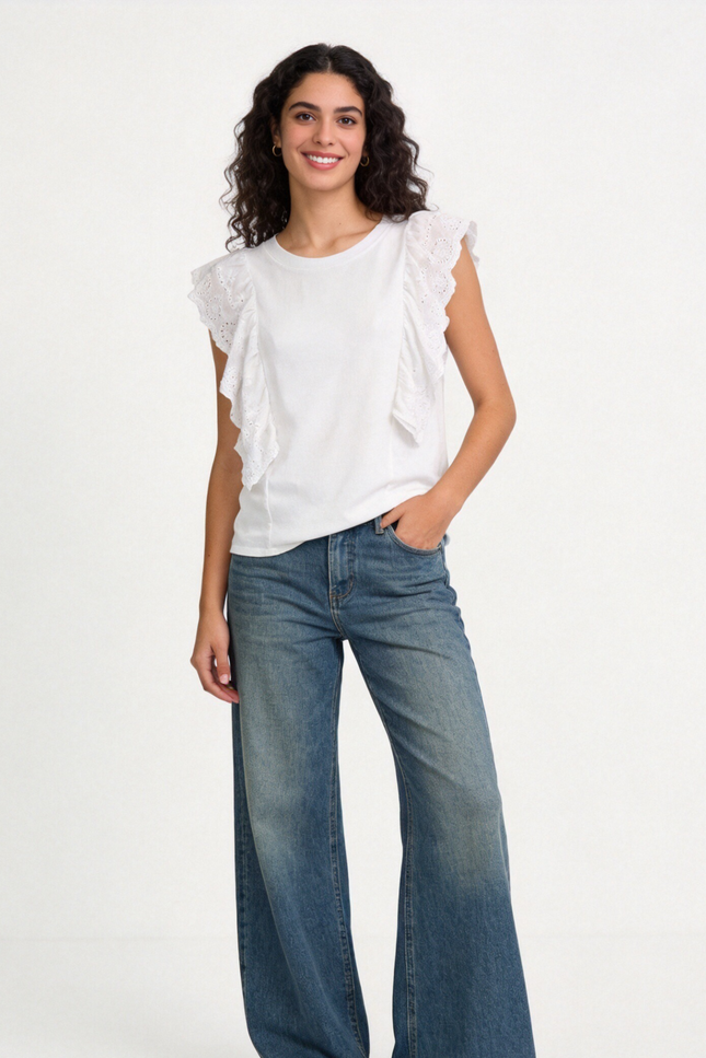 BLUSA ARMONIAS TEEN BORDADOS