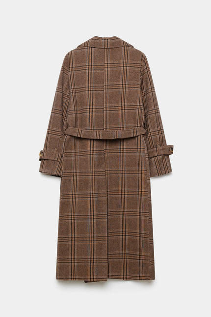 ABRIGO ARMONIAS LARGO ALGODÓN