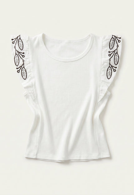 CAMISETA ARMONIAS BORDADOS