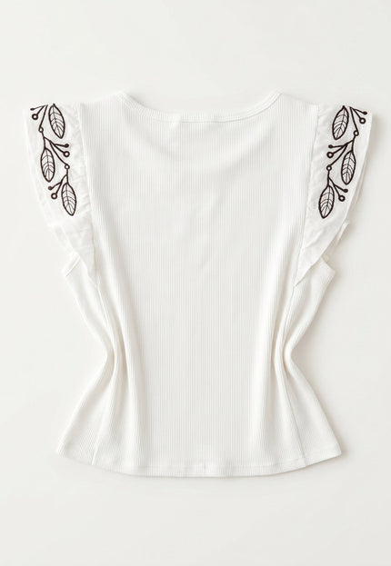 CAMISETA ARMONIAS BORDADOS