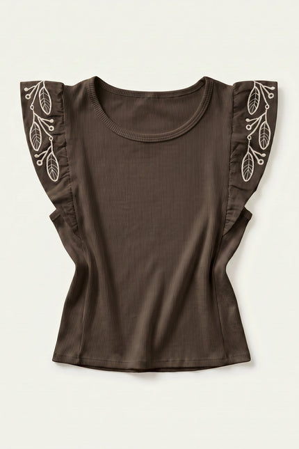 CAMISETA ARMONIAS BORDADOS