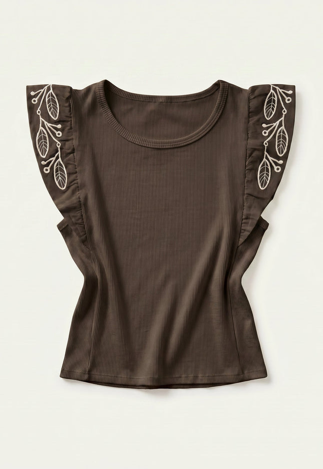 CAMISETA ARMONIAS BORDADOS