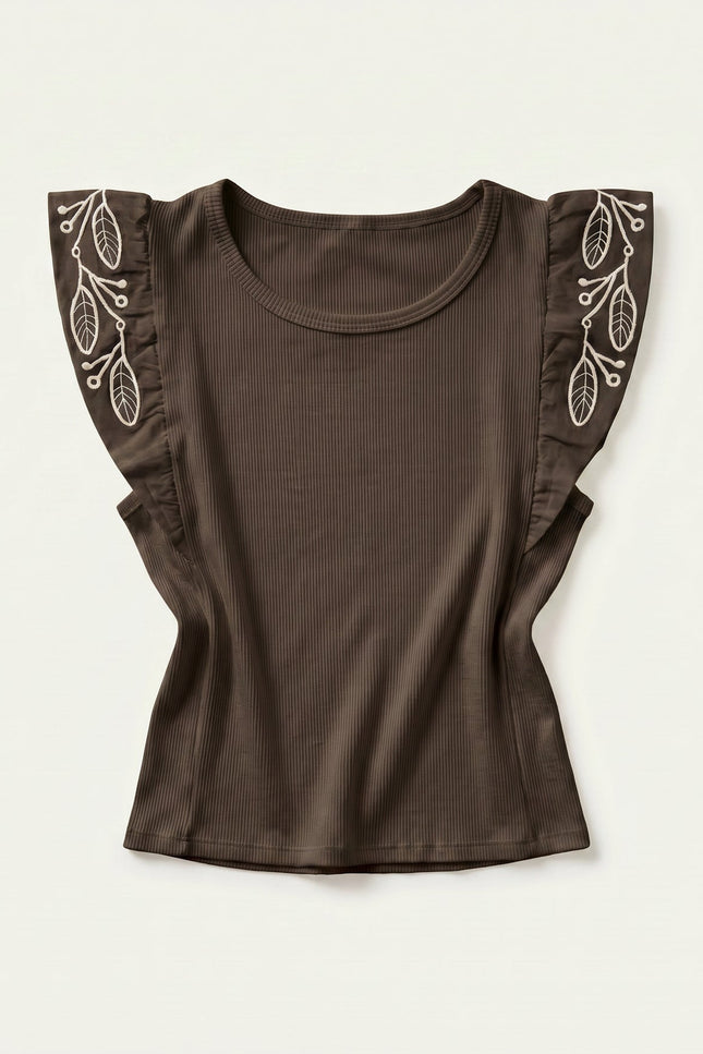 CAMISETA ARMONIAS BORDADOS