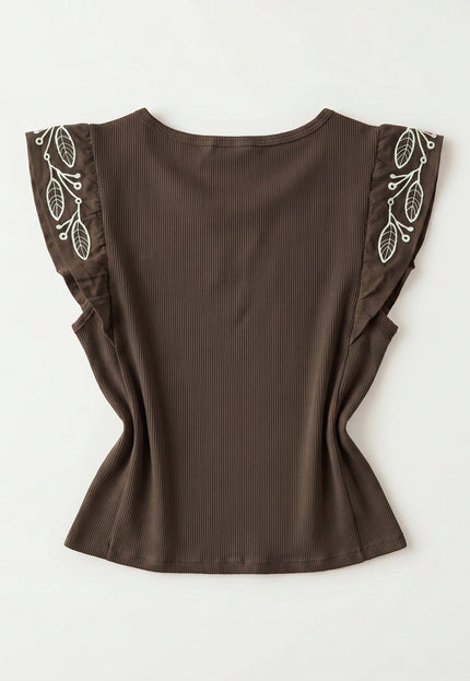CAMISETA ARMONIAS BORDADOS