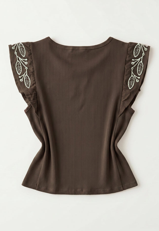 CAMISETA ARMONIAS BORDADOS