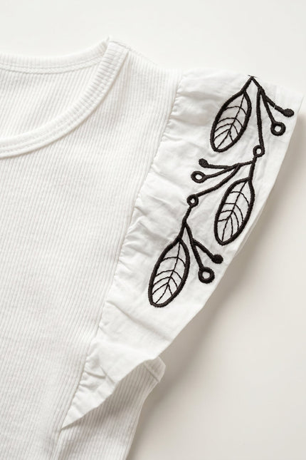 CAMISETA ARMONIAS BORDADOS