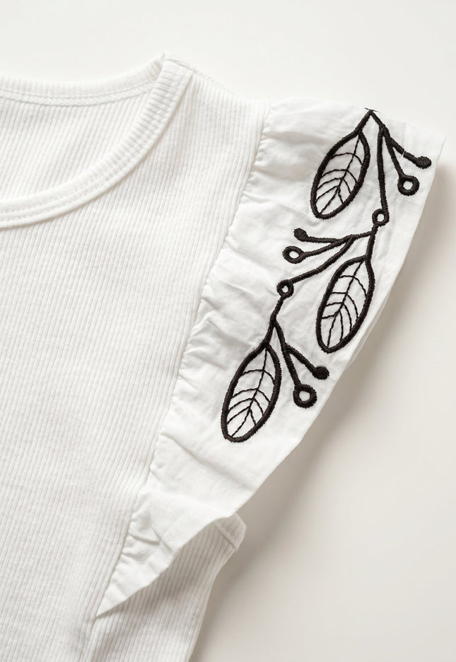 CAMISETA ARMONIAS BORDADOS