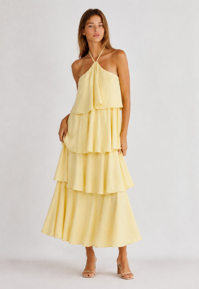 VESTIDO ARMONIAS TEEN VOLANTES