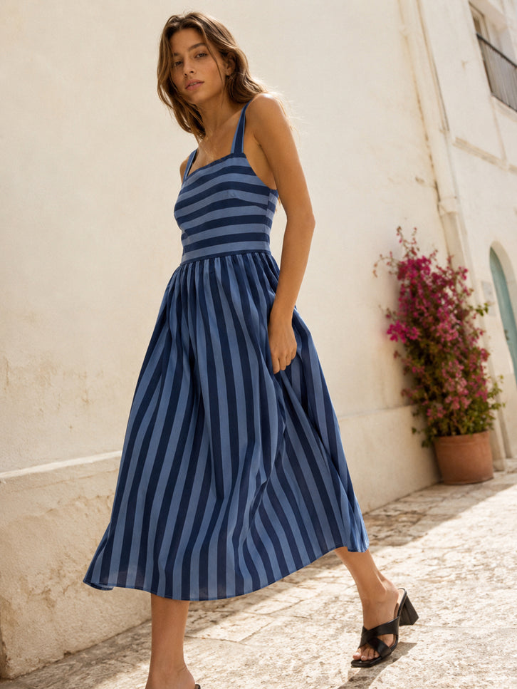 VESTIDO ARMONIAS TEEN RAYAS