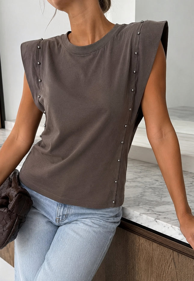 CAMISETA ARMONIAS TEEN TACHUELAS