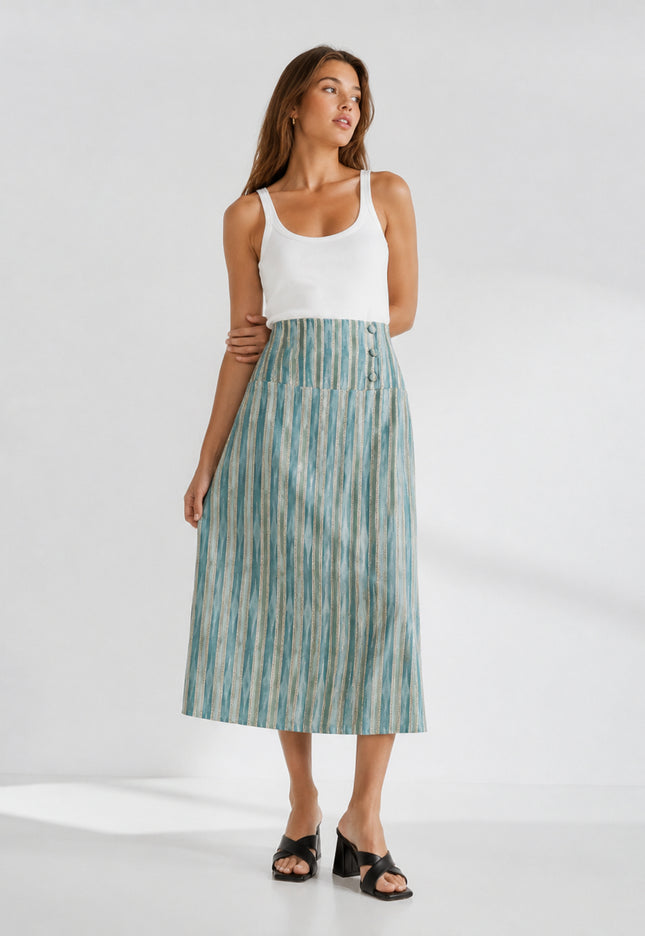 FALDA ARMONIAS TEEN BOTONES