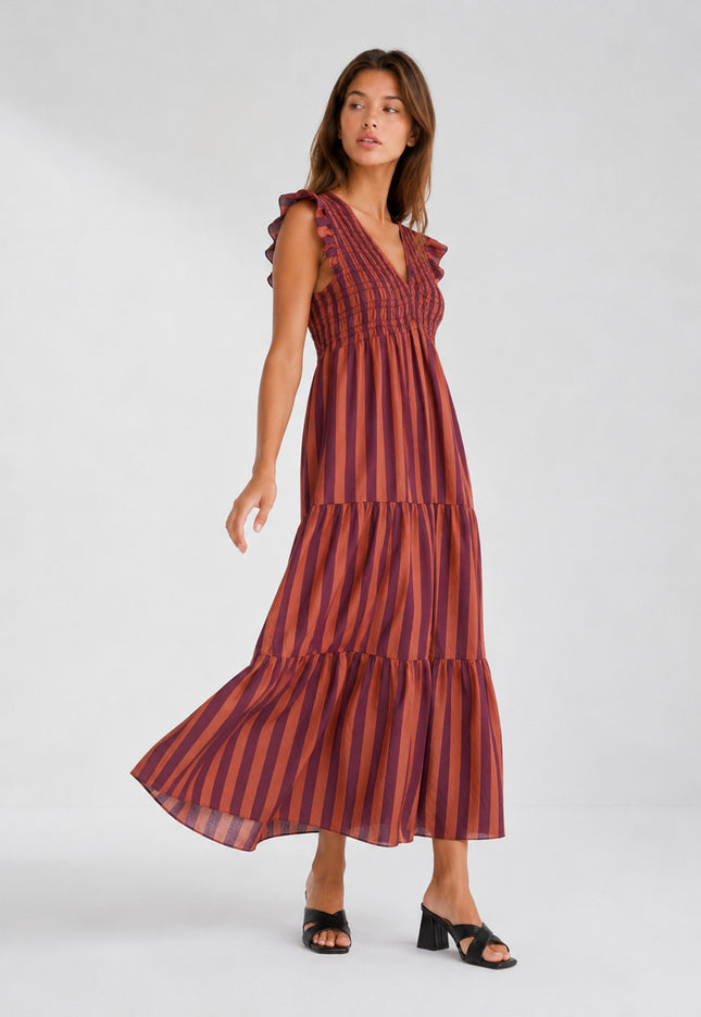 VESTIDO ARMONIAS TEEN RAYAS