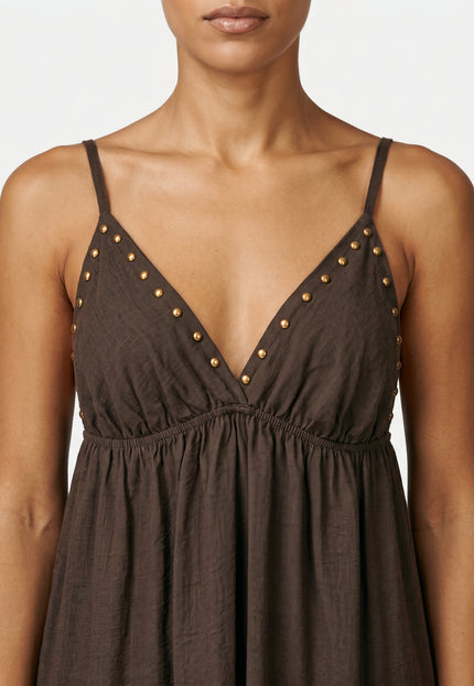 VESTIDO ARMONIAS TEEN TACHUELAS