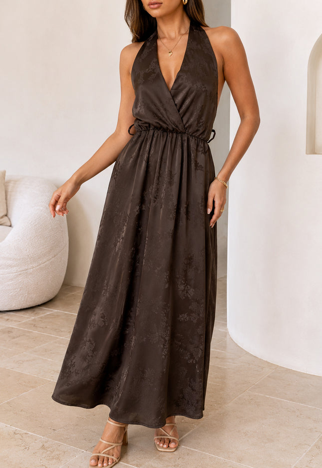 VESTIDO ARMONIAS SATINADO ESTAMPADO