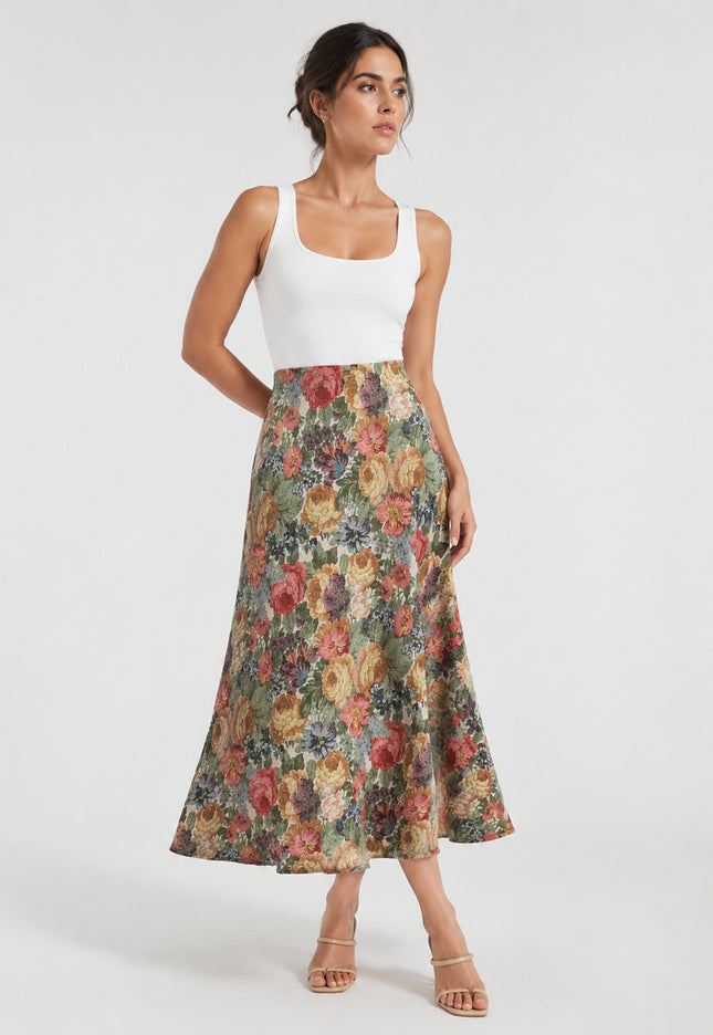 FALDA ARMONIAS FLORES