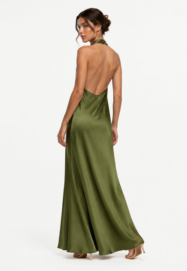 VESTIDO ARMONIAS SATINADO