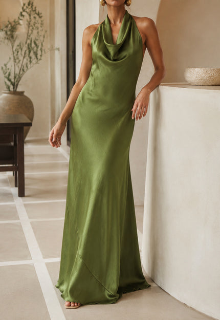 VESTIDO ARMONIAS SATINADO