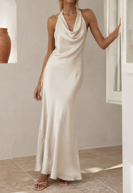 VESTIDO ARMONIAS SATINADO