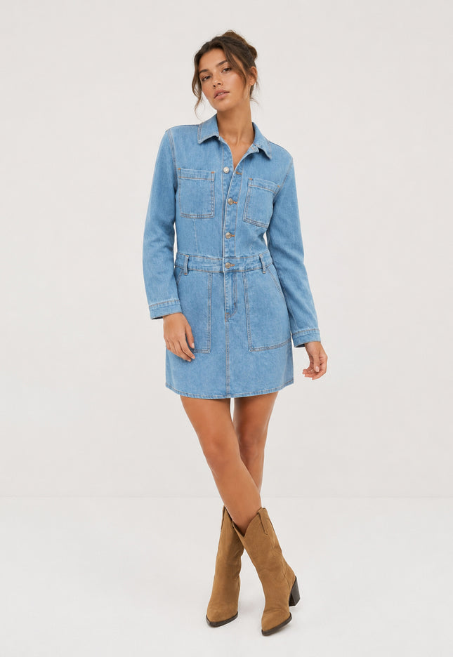 VESTIDO ARMONIAS TEJANO