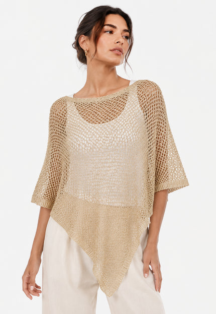 PONCHO ARMONIAS CALADO BRILLO