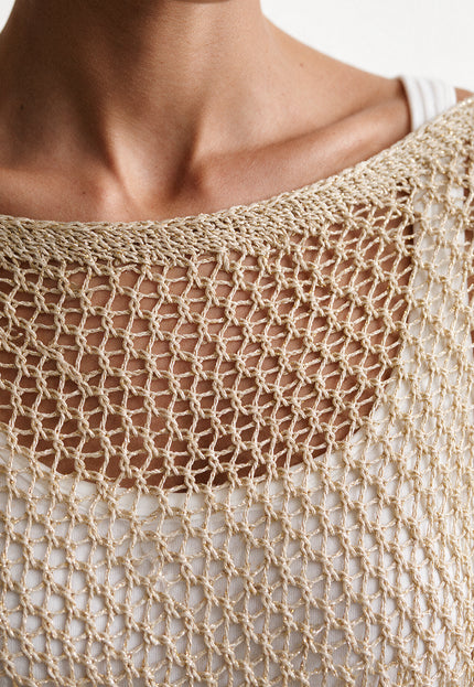 PONCHO ARMONIAS CALADO BRILLO