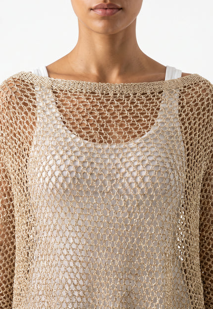 PONCHO ARMONIAS CALADO BRILLO